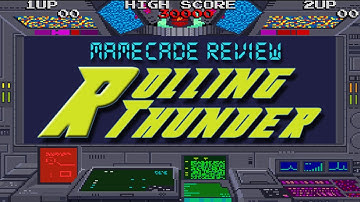 Rolling Thunder Arcade Game Review - MAMECADE 59