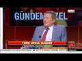 Prof. Dr. Acar Baltaş CNN TÜRK’te Deniz Bayramoğlu'nun sunduğu Gündem Özel programının konuğuydu