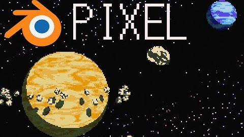 How to make a pixel space scene in Blender