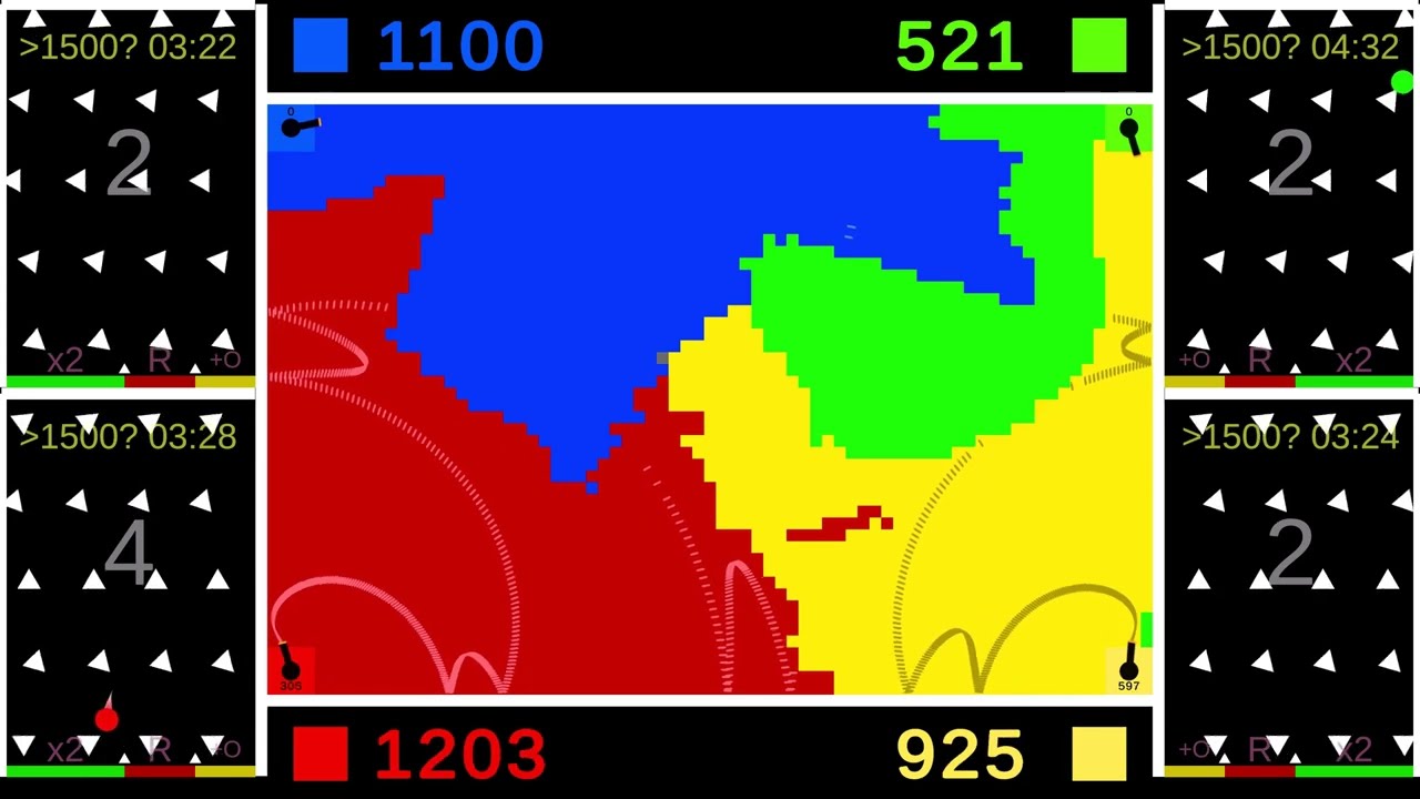 Marble Territory Battle 4 - AMAZING Back and Forth