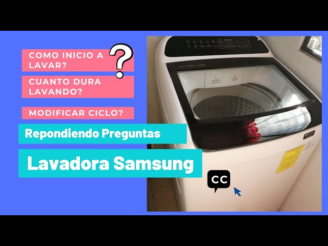 Lavadora Automática Samsung WA15T5260BW/ZS 15 kg.