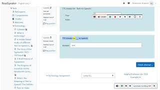 ReadSpeaker and Moodle: Accessible Learning with Text-to-Speech & Study Support Tools