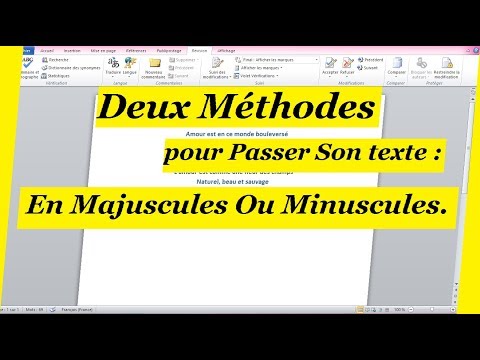 comment-passer-son-texte-en-majuscules-ou-minuscules-?