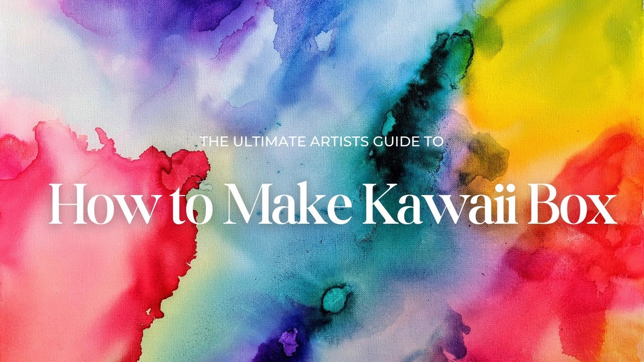 How to Make Kawaii Box DIY Kawaii Box Handmade Kawaii Sticker