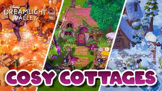 3 Cottagecore Pocket Builds: Halloween, Floral & Winter | Disney Dreamlight Valley