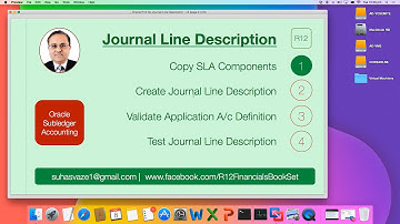 How to Configure Journal Line Descriptions in Oracle R12
