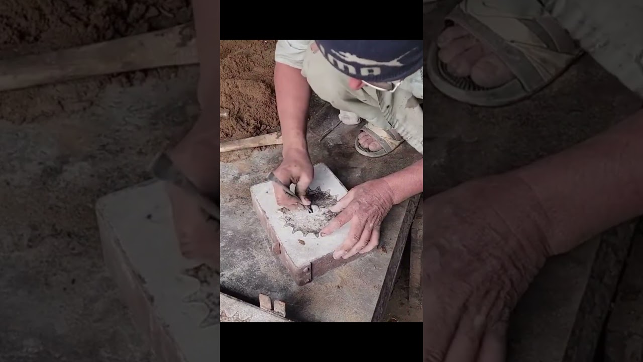 Aluminum Casting a Machine Gear Using Sand Mold With 