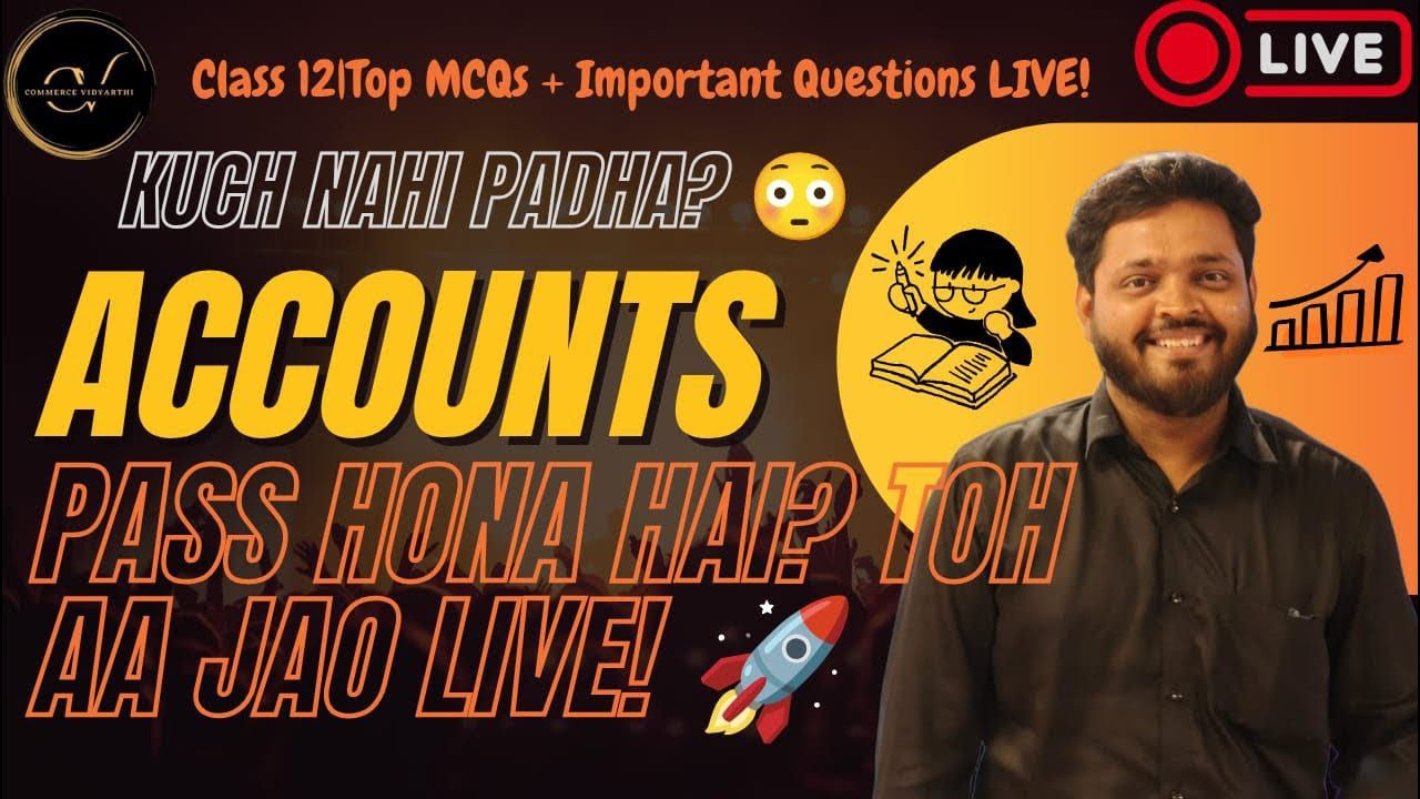 Complete Accountancy Class 12 Revision | Important Questions for Board Exams 2026