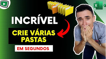 Como Criar Várias Pastas de Trabalho de Forma Automatica Apartir de uma lista Nomes No Excel