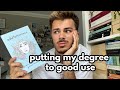 literature graduate reads bad youtuber books (ft gabbie hanna, jake paul, miranda sings, etc)