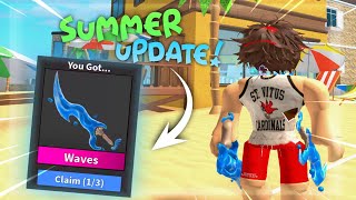 REACTING TO THE *NEW* SUMMER UPDATE in MM2!!