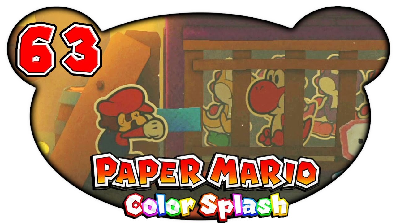 Paper Mario Color Splash 63 Ein Käfig voller Yoshis (Let's Play