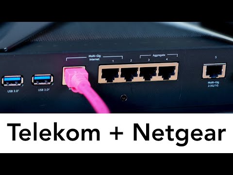 Netgear Router am Telekom DSL oder Glasfaser Anschluss einrichten