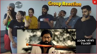 KGF Chapter 2 | Yash | Sanjay Dutt | Teaser | Reaction