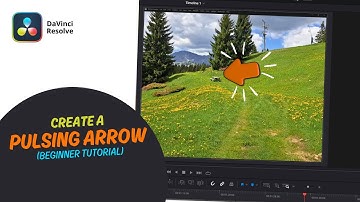 How to Make a Pulsing Arrow in DaVinci Resolve Free Version