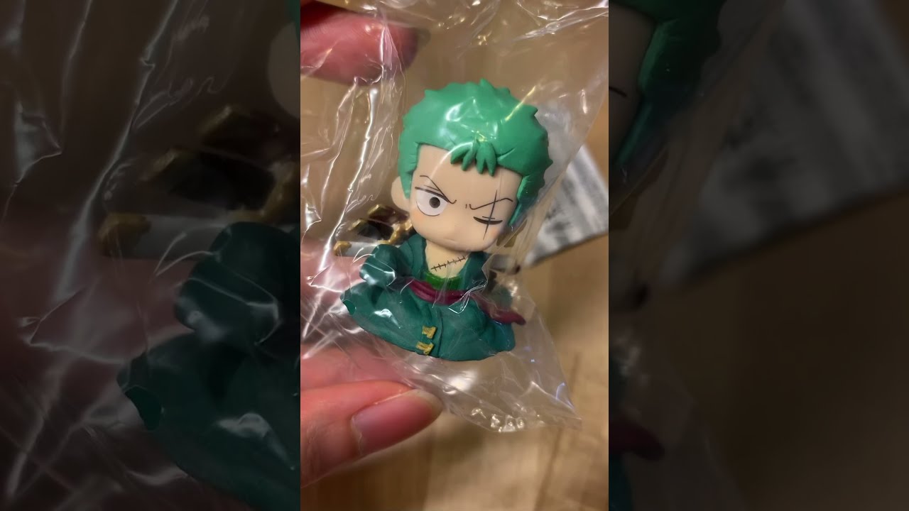 海賊王 Q版迷你公仔 One Piece ワンピース Mini Cute Figures Unbox ロロノア ゾロ Roronoa Zoro 羅羅亞 索隆asmr 開盒 Youtube