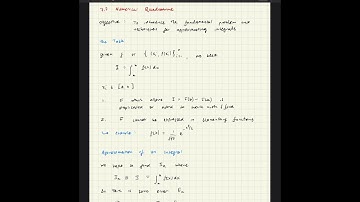 7.7 Numerical Quadrature