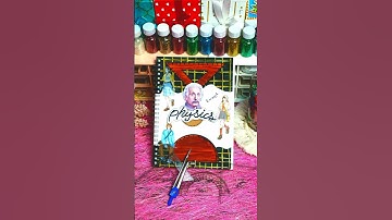 Physics bullet journaling #bulletjournal #frontpage #calligraphy #asmr