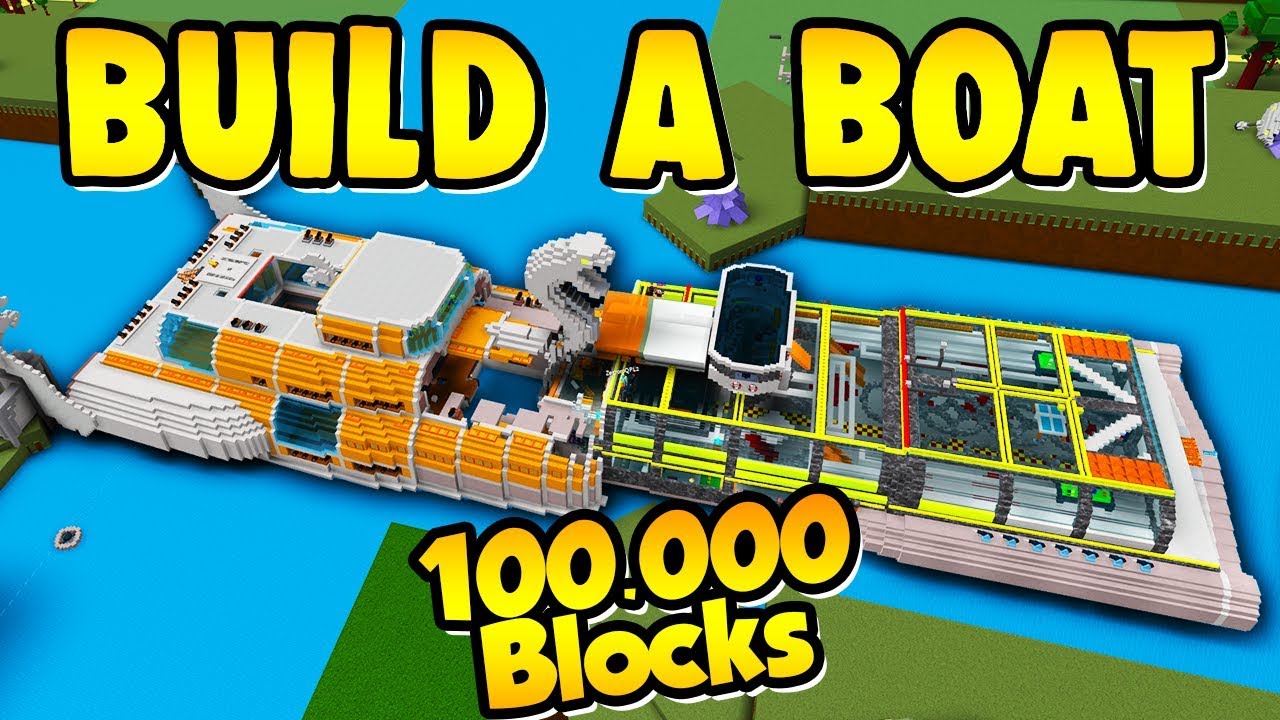 THE WORLD RECORD BOATS FIGHTING!!! ( Over 100k Blocks! ) - YouTube