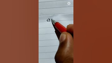 ap - How to write small letter connection in calligraphy handwriting style | #shorts #handwriting