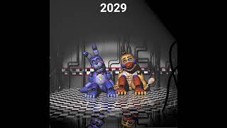 FNAF Rockstar Bonnie & Rockstar Chica over the years