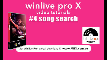 WinLive Pro Synth 10 #4 Song Search