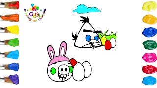 Angry Birds Toons Coloring Page For Kids New Youtube Video screenshot 5