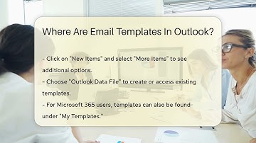 Where Are Email Templates In Outlook? - BusinessGuide360.com