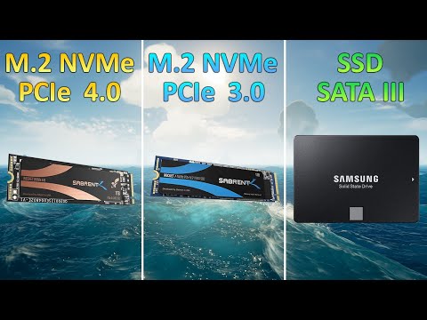 PCIe 4.0 NVMe vs  PCIe 3.0 NVMe vs SSD | Game Loading Times