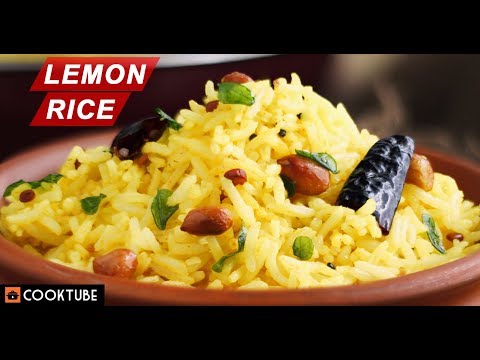 easy-lemon-rice-recipe-|-south-indian-rice-dish-|-chitranna-recipe