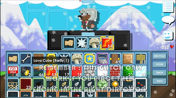 Growtopia - How to stand on spikes/Lava (GLITCH)