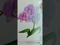 Draw an Orchid Flowers | Botanical Art 😍