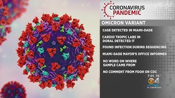 Omicron Variant Detected In Miami-Dade County