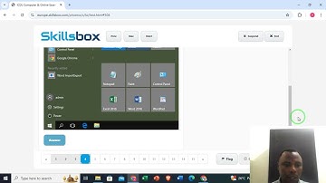 ICDL Diagnostic Assessment for "Computer & Online Essentials" with 100% score