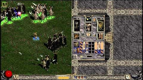 Diablo II. Fury amazon in hell cow level
