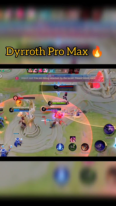 Mobile Legend // Dyrroth Pro 🔥 22 Kills [ New Account ] Status Video 2025