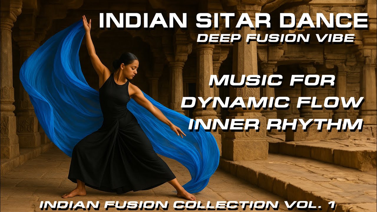 Indian Dance Sitar Music for Yoga Dynamic Flow & Inner Rhythm | Deep Fusion