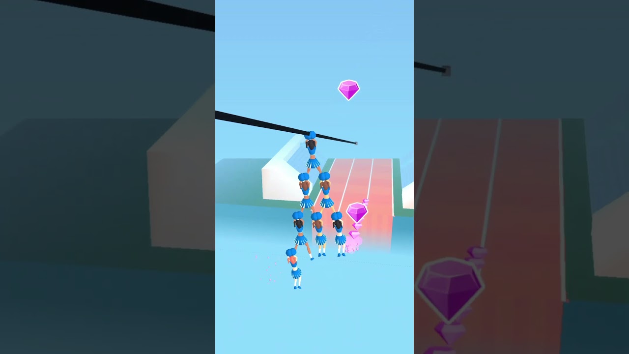 Cheerleader Run👯‍♂️👯‍♂️🏃‍♀️Gameplay