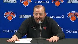 Tom Thibodeau Post Game Interview | New York Knicks vs Chicago Bulls