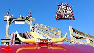 New Texas Giant Roller Coaster [4K-POV] Front On-Ride Six Flags Over Texas