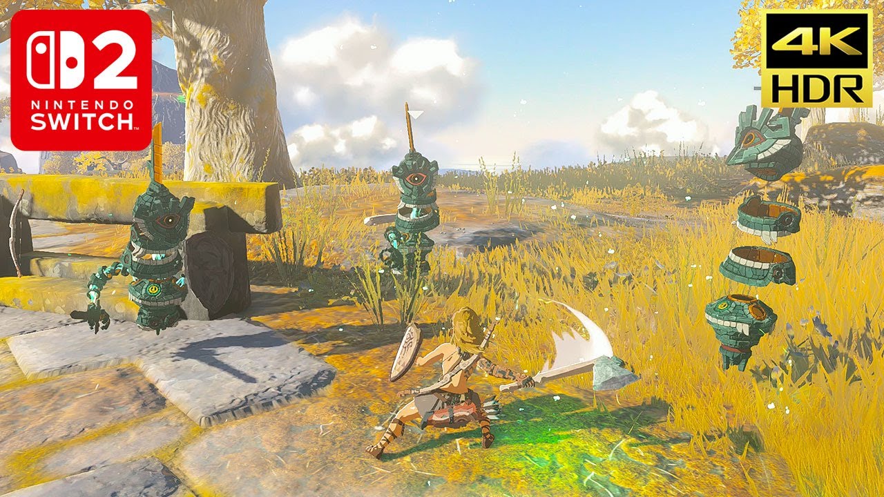 Zelda: Tears of the Kingdom - Switch 2 4K HDR 60fps Gameplay - YouTube