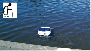 Solar Powered RC Boat Stage #5 Sunny day on the lake