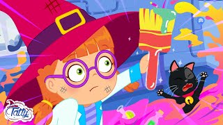 🟢 Татти рисува Мисифу в различни цветове 🟡 Забавни детски анимационни филмчета и песни за деца