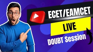 ECET/EAMCET Live Doubt Session || KVS TRICKS ||