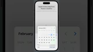 Apple Invites Datetime Picker In Swiftui