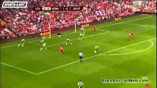 Fabio Borini First Goal For Liverpool Fc