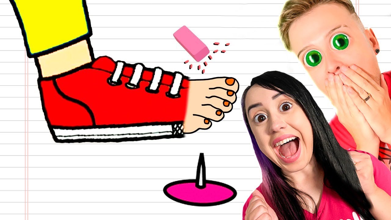 DESENHAMOS as SITUAÇÕES MAIS ESTRANHAS para VENCER no JUST DRAW! Just Draw