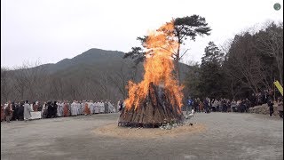 송광사방장 보성스님 - 다비식(茶毘式)korean buddhist funeral