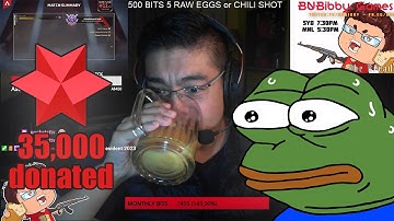 Large Donations To Twitch Streamers  | 5,111,000 Bits | davej974