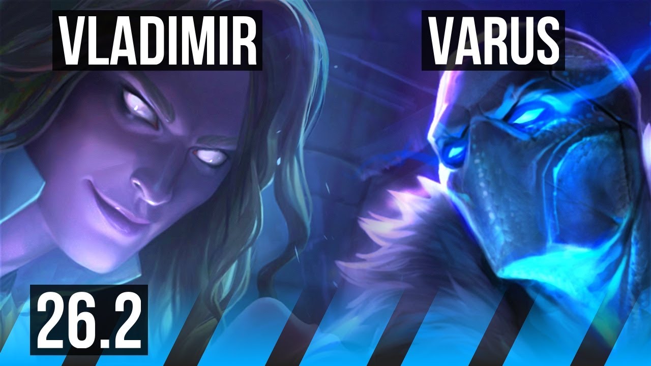 VLADIMIR vs VARUS (MID) | 5k gold comeback | KR Master | 26.2